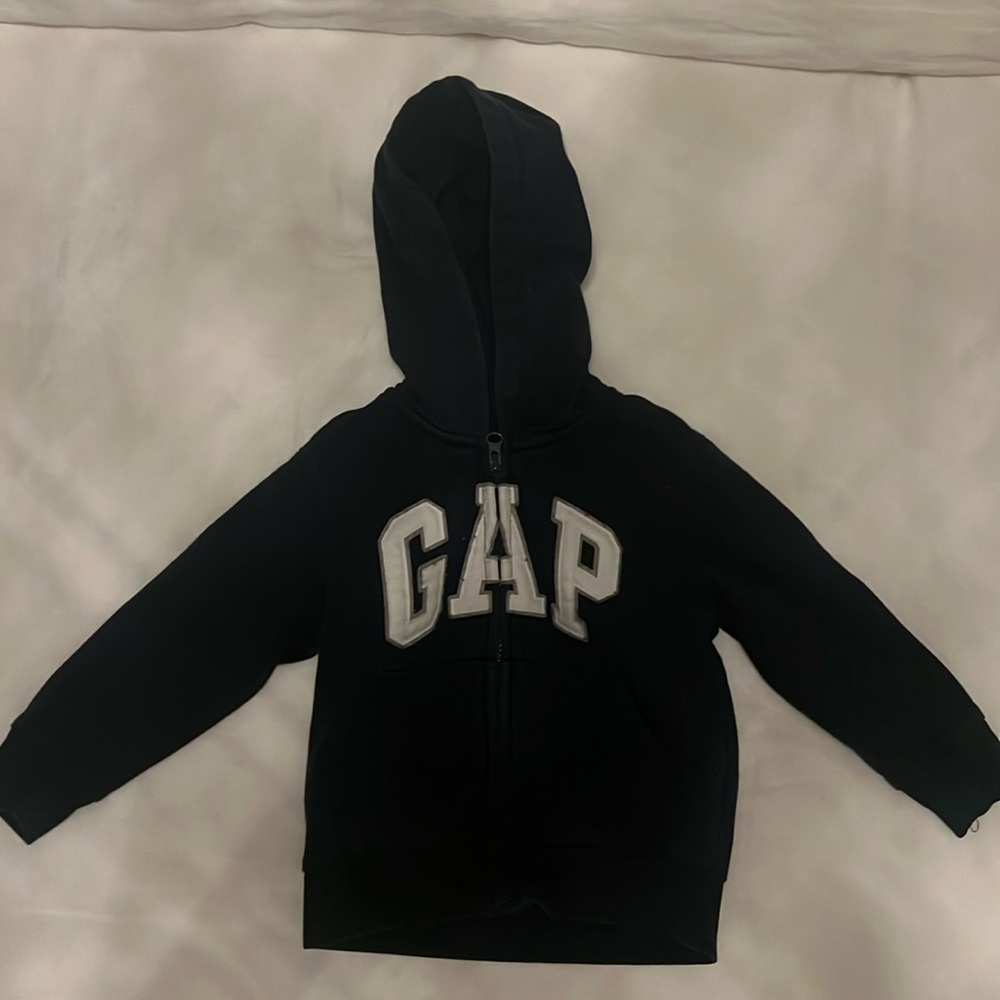 Classic Navy Gap Toddler Full Zip Hoodie